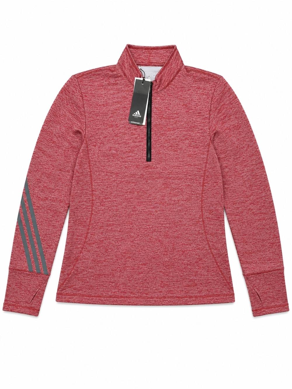 Adidas Women’s Red Quarter-Zip Pullover